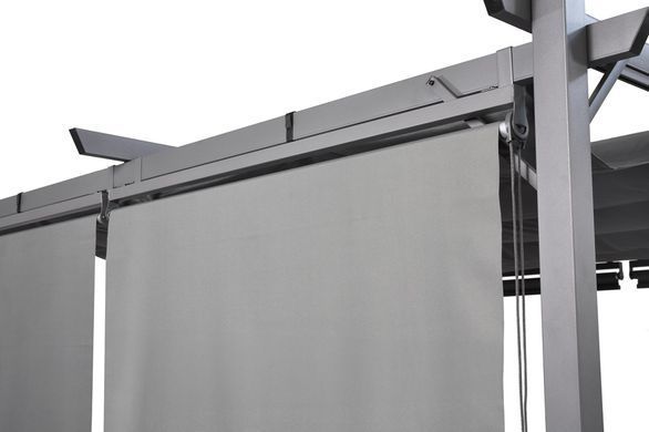 Антрацитова тераса з жалюзі, 3 x 6 м