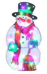 Новогодняя скульптура "Снеговик" 24 LED