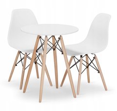 Набор стол + 2 стула в современном скандинавском стиле DSW