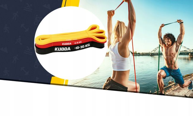 Набір із 3 еспандерів Powerband exercise bands