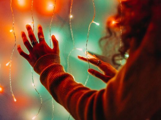 Twinkly Curtain 210 RGBW светодиодный занавес Wi-Fi/BT