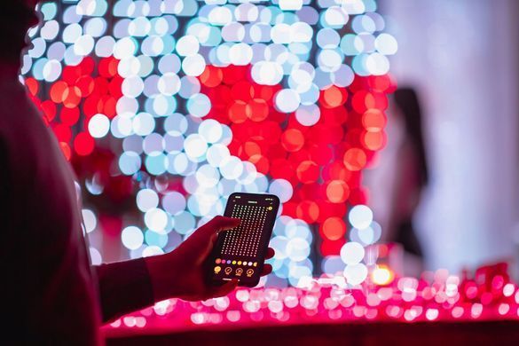 Twinkly Curtain 210 RGBW светодиодный занавес Wi-Fi/BT