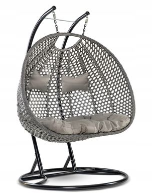 Підвісне крісло кокон двомісний Corciano 133 см 200 кг, що окремо стоїть