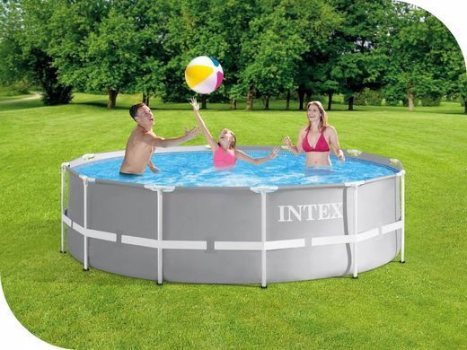 Садовый каркасный бассейн 366x99 см с насосом Intex