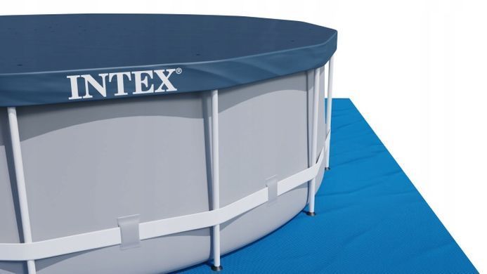 Садовый каркасный бассейн 427x107 см с насосом Intex