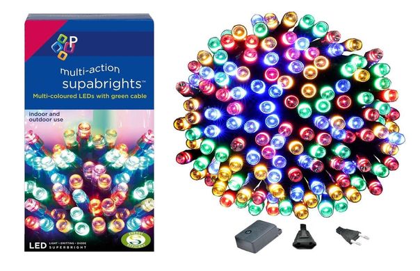 Новогодняя гирлянда 100 LED, Разноцветная, Длина 8 Метров
