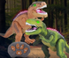 Интерактивный динозавр с дистанционным управлением большой светодиод