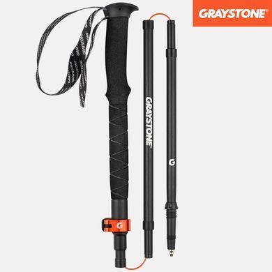 Складні трекінгові палиці Graystone GTF2 Black