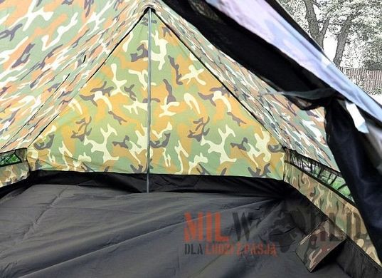 Двухместная палатка Mil-Tec Mini Pack Super woodland