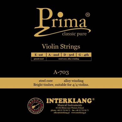 Струни для скрипки Prima A-703 4/4
