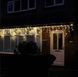 Новогодняя гирлянда бахрома 14 м 300 LED (Теплый белый с холодной белой вспышкой) - 4