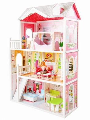 Игровой кукольный домик Ecotoys 4109 Roseberry + 2 куклы