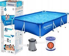 Каркасный бассейн Bestway 300&times;201&times;66 см с насосом