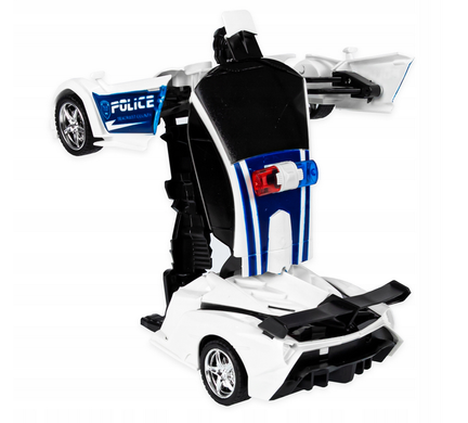 Керована поліцейська машина робот поліцейська машина, Синий