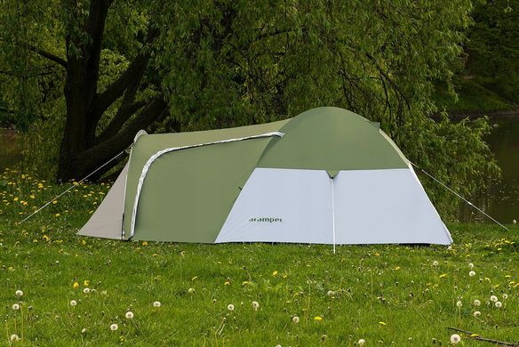 Палатка туристическая Presto Acamper Monsun 3 Pro, 3500 мм, клеенные швы серая
