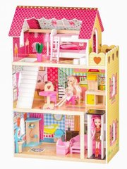 Игровой кукольный домик Ecotoys 4120 Roseberry + лифт