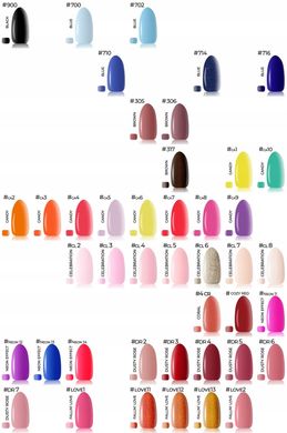 Набор ламп для ногтей с 8 базовыми лаками Claresa