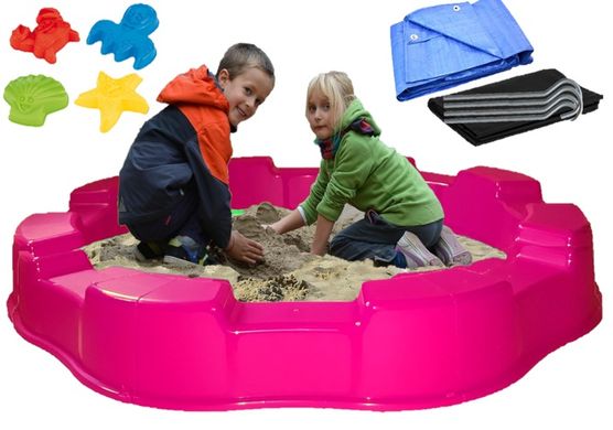Пластикова пісочниця 250 кг для дітей преміум-класу.