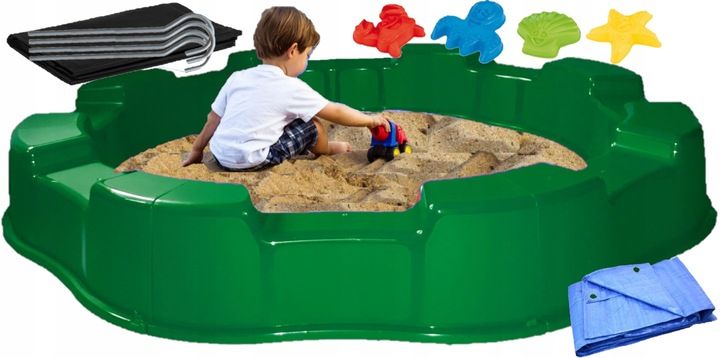 Пластиковая песочница 250 кг для детей премиум-класса
