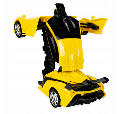 Робот дистанционного управления авто 2в1 складной автомобиль, Жёлтый