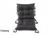 Подушка для садового крісла гойдалки 50x50x50 льон, Черный