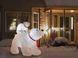 Надувний білий ведмідь LED 160см