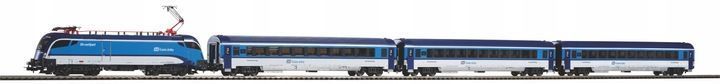Piko 57179, Taurus Railjet с 3 пассажирскими вагонами, CD, масштаб H0