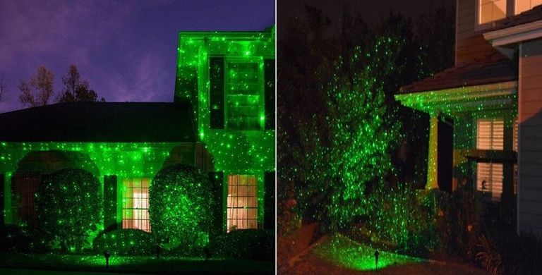 Лазерный проектор зеленый