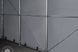 Гаражный павильон 5х20м - высота боковых стен 2,7м с воротами 4,1х2,5м, ПВХ 850, серый, установка - бетон - 8