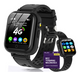 Smartwatch KidWatch T17S для детей часы камера GPS SIM 4G, Черный