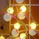 Новогодняя гирлянда "Снеговики" 10 LED, Длина 2M - 4