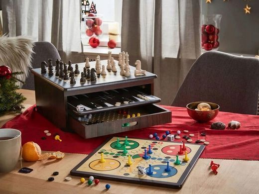 Дерев&rsquo;яний набір настільних ігор 10 в 1 Playtive