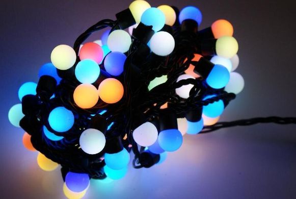 Новогодняя гирлянда 100 LED / 10 м, Разноцветный свет
