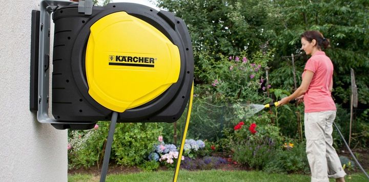 Автоматическая катушка для садового шланга KARCHER DRUM