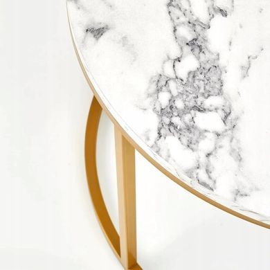 Набір з 2 журнальних столиків Paola Marble