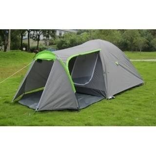 Палатка туристическая Presto Acamper Monsun 4 Pro проклеенные швы, 3500 мм серая