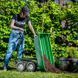 Садовий візок для перевезення тачка самоскид Kadax 90 л - 6