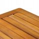 Стол Casaria деревянный квадратный 45 x 45 x 45 см, Коричневый