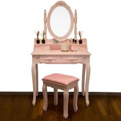 Туалетний столик Мірка рожевого кольору