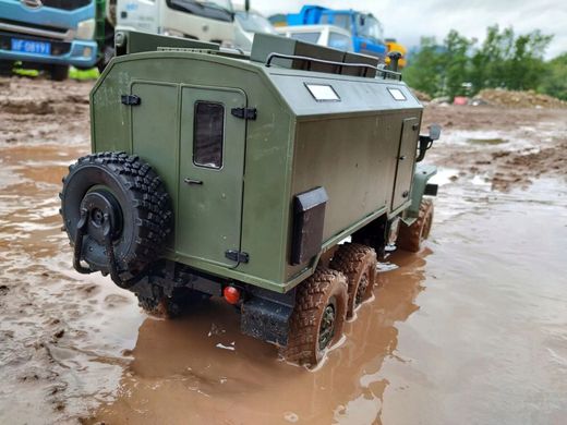 Військова вантажівка з дистанційним керуванням авто RC 6x6, Зелений