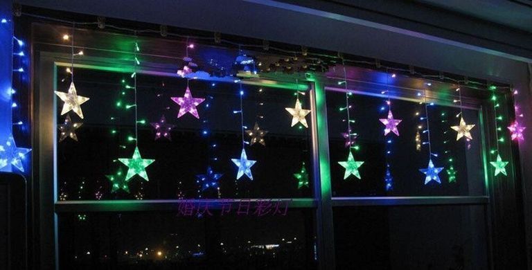 Новорічна гірлянда "Зірочки" 100 LED, Довжина 4M