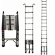 Лестница DayPlus 4,4 м сталь до 150 кг с крючками, Серебристый, 440, 46.5