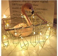Гирлянда Черные фонари 20 LED Loft Белый теплый 3.15 м