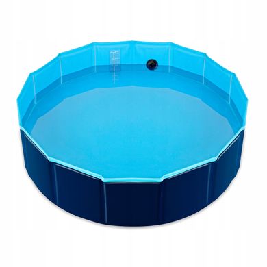 Складний басейн для собак Dibea 160 х 30 см з сумкою