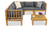 Садовая мебель из акации Garden Point, Брунее, уголок 5