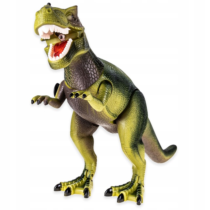 Интерактивный динозавр с дистанционным управлением, зияющий цвет, доминирующий в коричневых и бежевых тонах